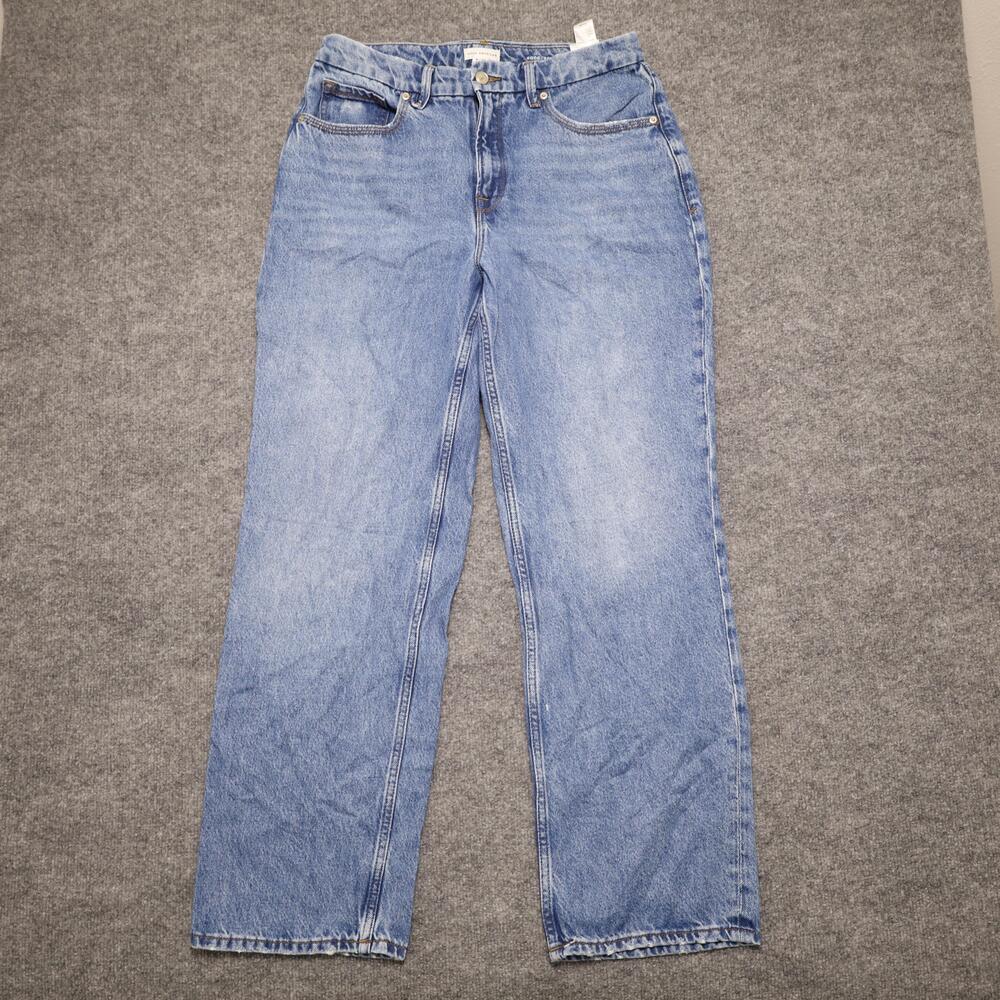 Good American Good 90s Jeans Womens 8/29 Medium Wash Blue High Rise Straight
